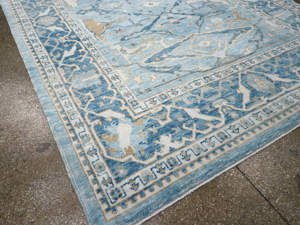 Modern Turkish Oushak Carpet, No.30983 - Galerie Shabab