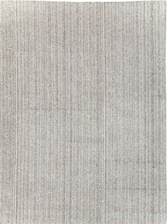 Vintage Turkish Flatweave Kilim Room Size Carpet, No.30987 - Galerie Shabab