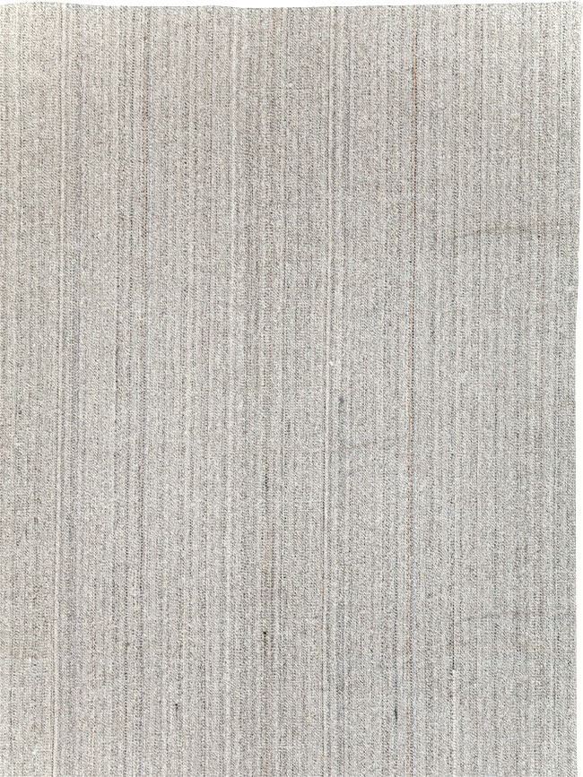 Vintage Turkish Flatweave Kilim Large Room Size Carpet, No.30988 - Galerie Shabab