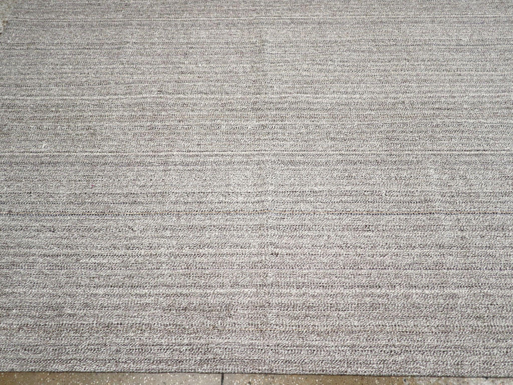Vintage Turkish Flatweave Kilim Large Room Size Carpet, No.30988 - Galerie Shabab