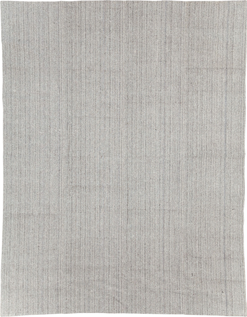 Vintage Turkish Flatweave Kilim Room Size Carpet, No.30989 - Galerie Shabab