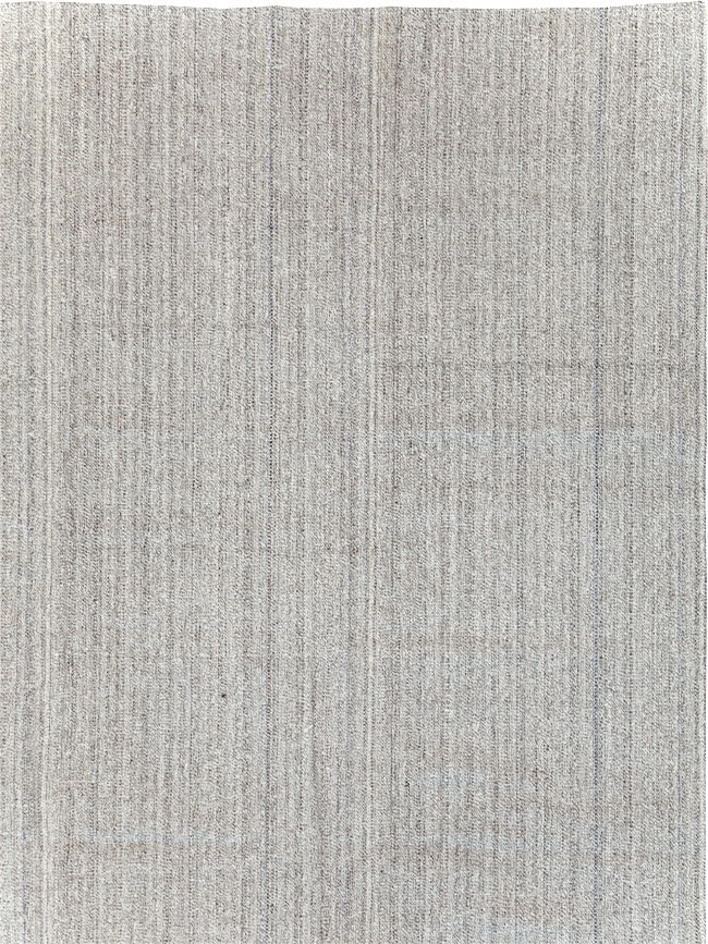 Vintage Turkish Flatweave Kilim Room Size Carpet, No.30989 - Galerie Shabab