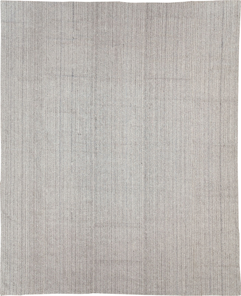 Vintage Turkish Flatweave Kilim Large Room Size Carpet, No.30990 - Galerie Shabab