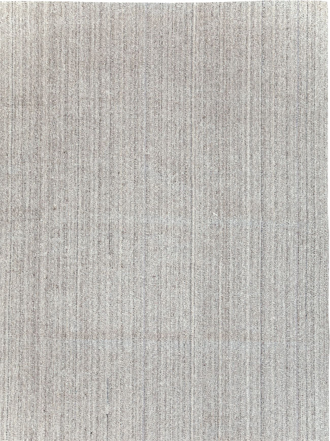 Vintage Turkish Flatweave Kilim Large Room Size Carpet, No.30990 - Galerie Shabab