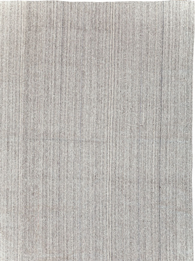 Vintage Turkish Flatweave Kilim Large Room Size Carpet, No.30990 - Galerie Shabab