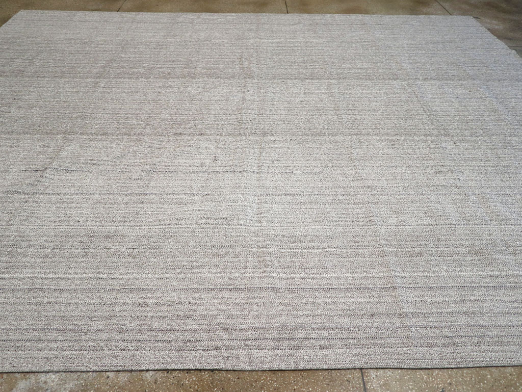 Vintage Turkish Flatweave Kilim Large Room Size Carpet, No.30990 - Galerie Shabab