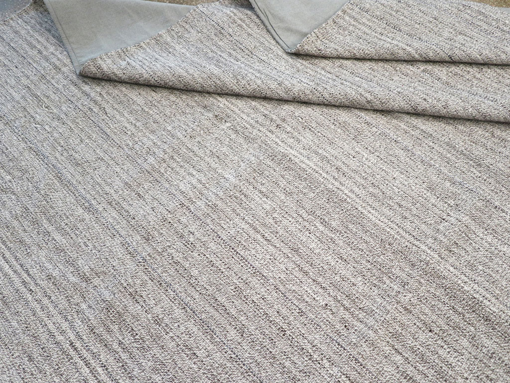 Vintage Turkish Flatweave Kilim Large Room Size Carpet, No.30990 - Galerie Shabab