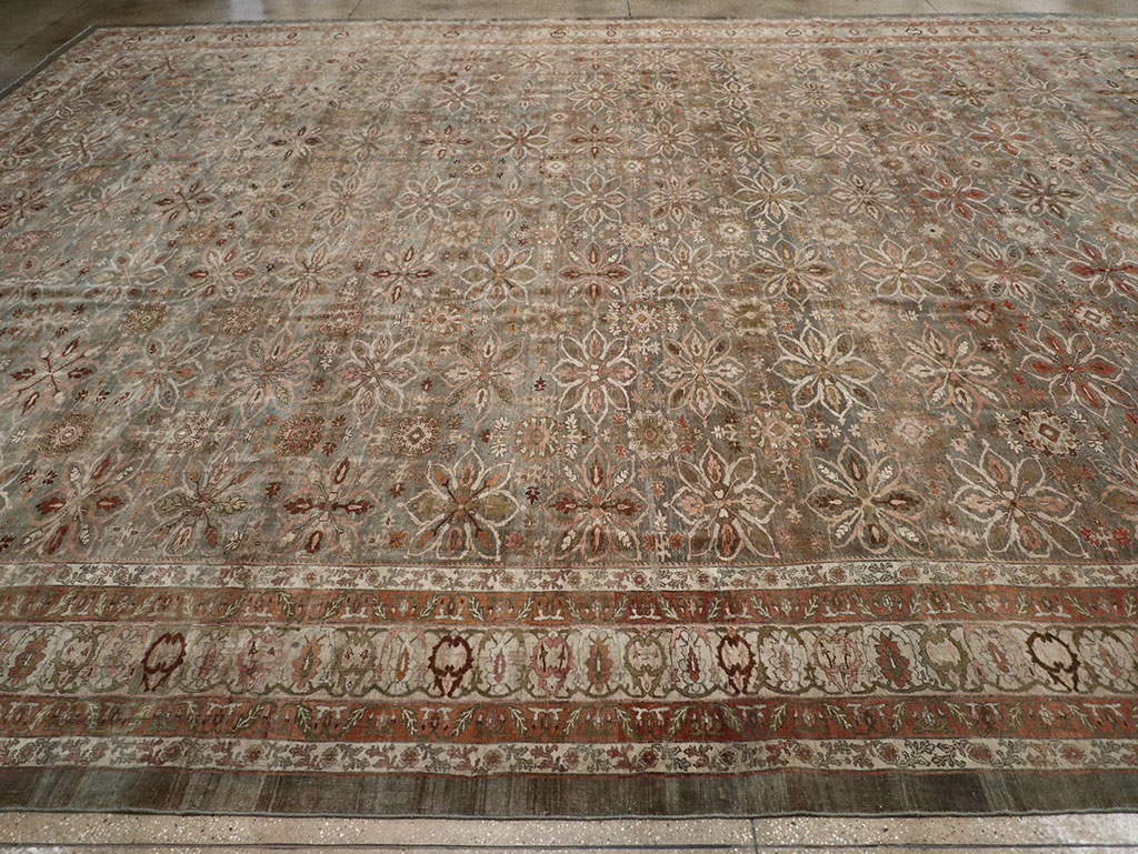 Antique Persian Bidjar Oversize Carpet, No.30993 - Galerie Shabab
