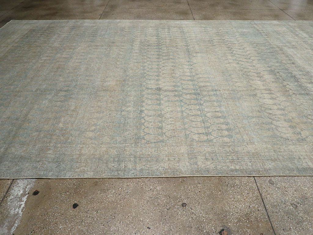 Antique Persian Mahal Oversize Carpet, No.30994 - Galerie Shabab