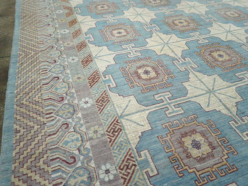 Contemporary East Turkestan Khotan Oversize Carpet, No.30995 - Galerie Shabab