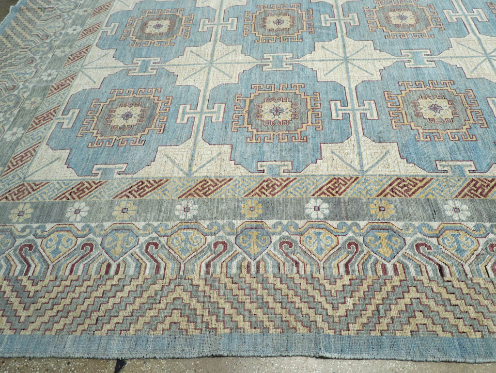 Contemporary East Turkestan Khotan Oversize Carpet, No.30995 - Galerie Shabab