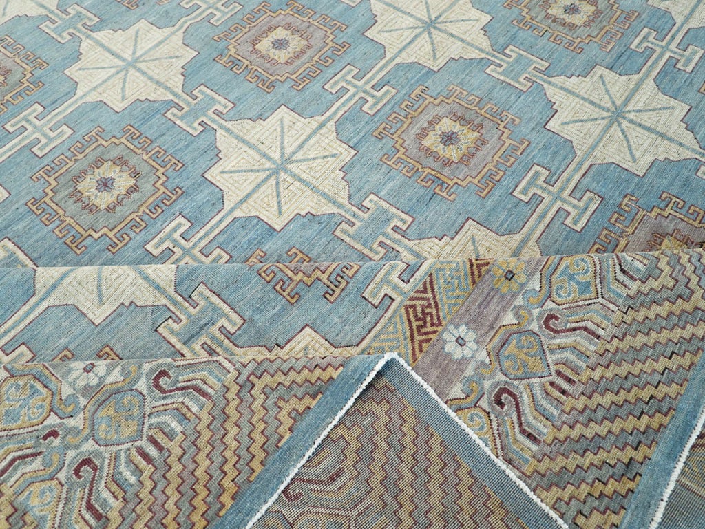 Contemporary East Turkestan Khotan Oversize Carpet, No.30995 - Galerie Shabab