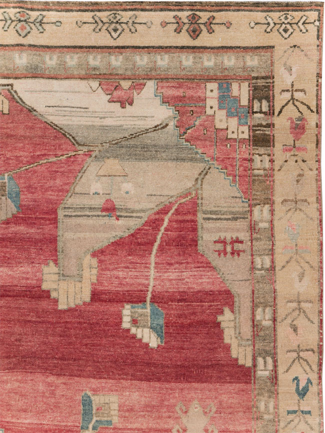 Vintage Turkish Anatolian Small Room Size Carpet, No.31000 - Galerie Shabab