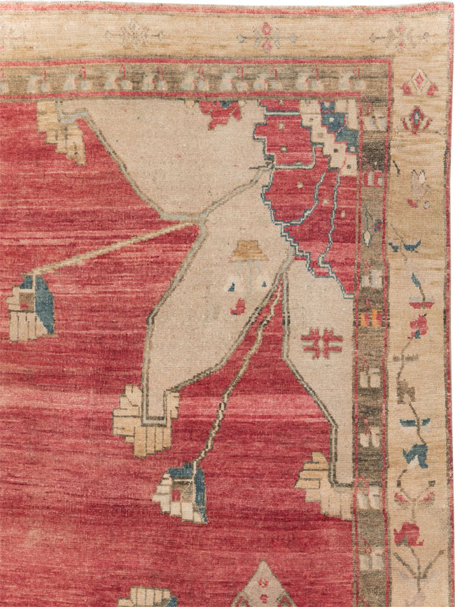 Vintage Turkish Anatolian Small Room Size Carpet, No.31000 - Galerie Shabab