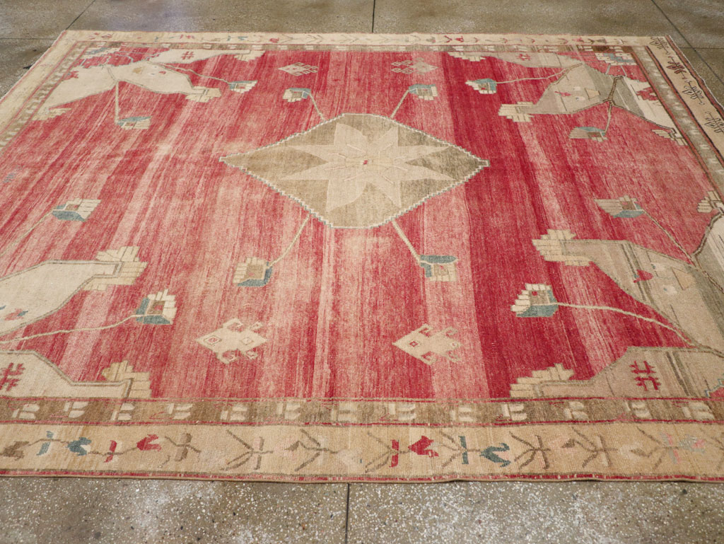 Vintage Turkish Anatolian Small Room Size Carpet, No.31000 - Galerie Shabab