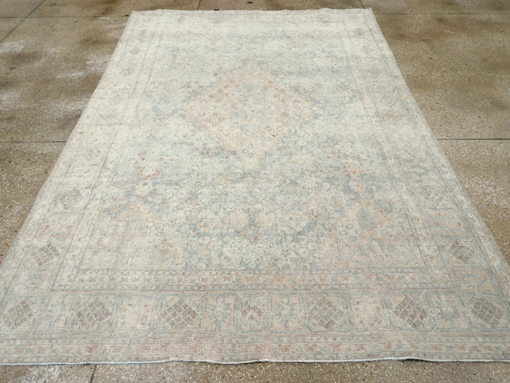 Antique Persian Joshegan Accent Carpet, No.31001 - Galerie Shabab