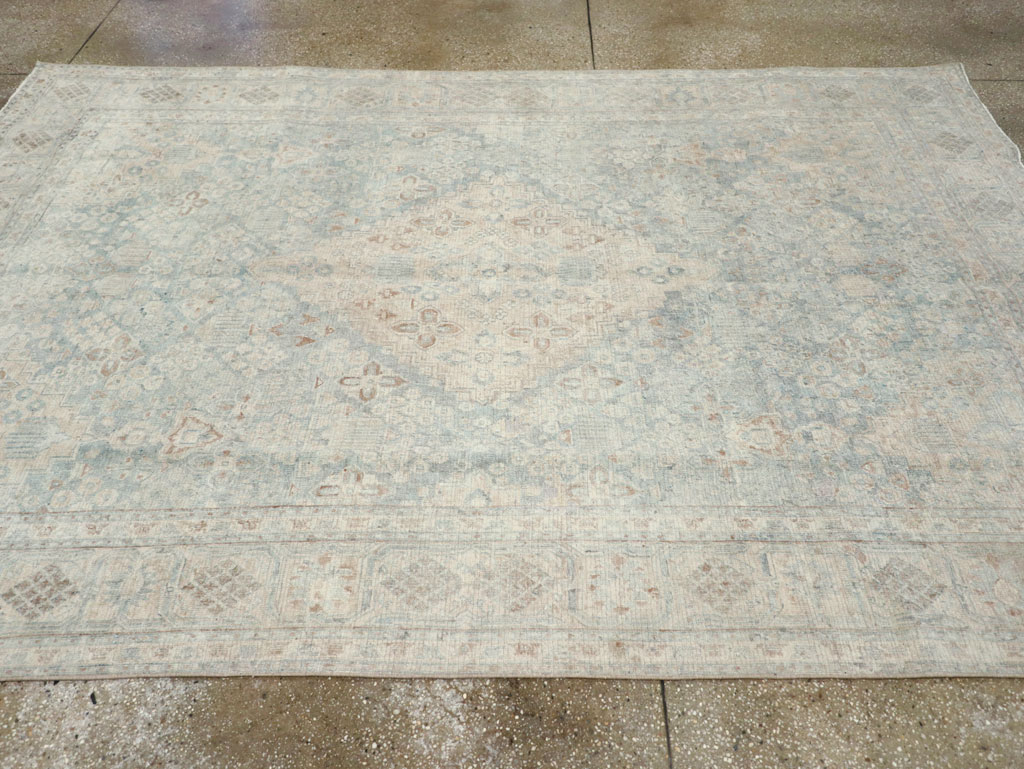 Antique Persian Joshegan Accent Carpet, No.31001 - Galerie Shabab
