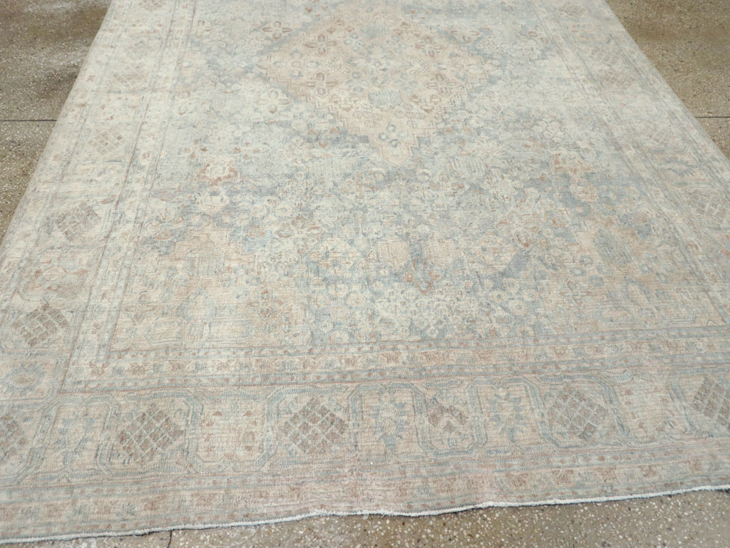 Antique Persian Joshegan Accent Carpet, No.31001 - Galerie Shabab