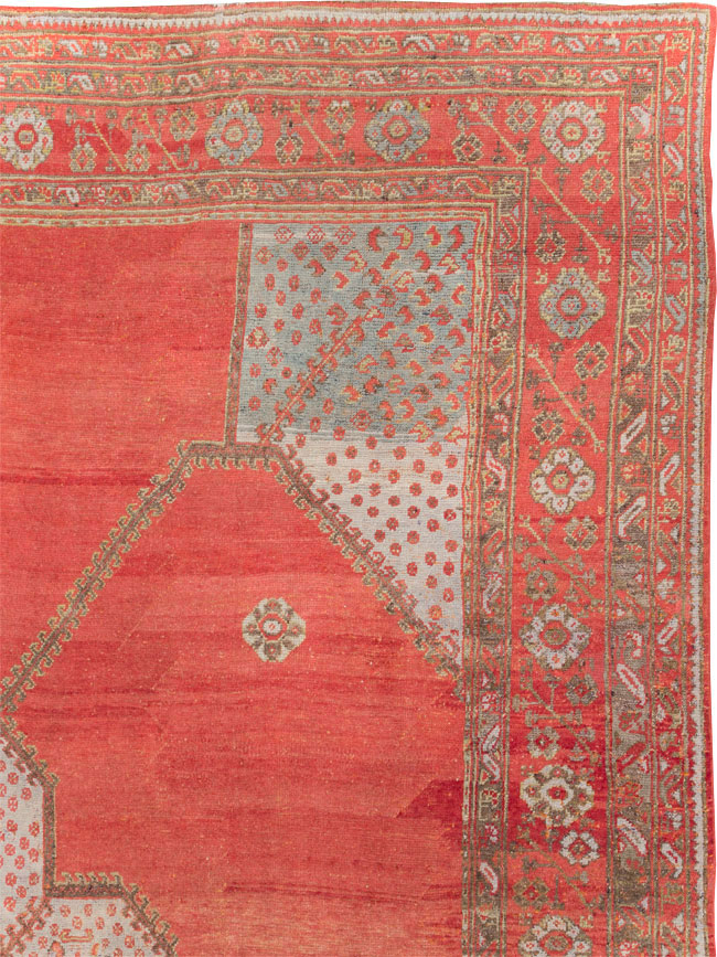 Antique Turkish Oushak Carpet, No.31002 - Galerie Shabab