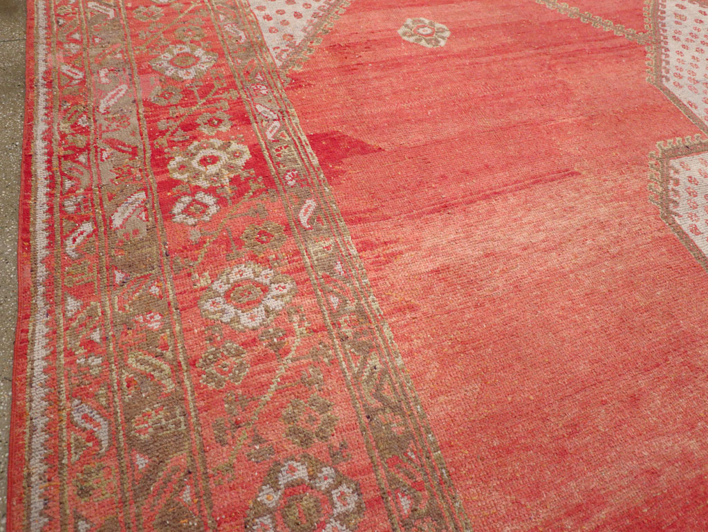 Antique Turkish Oushak Carpet, No.31002 - Galerie Shabab
