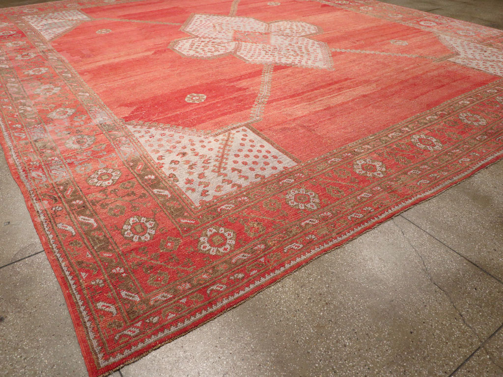 Antique Turkish Oushak Carpet, No.31002 - Galerie Shabab