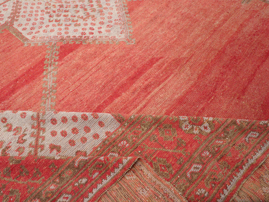 Antique Turkish Oushak Carpet, No.31002 - Galerie Shabab