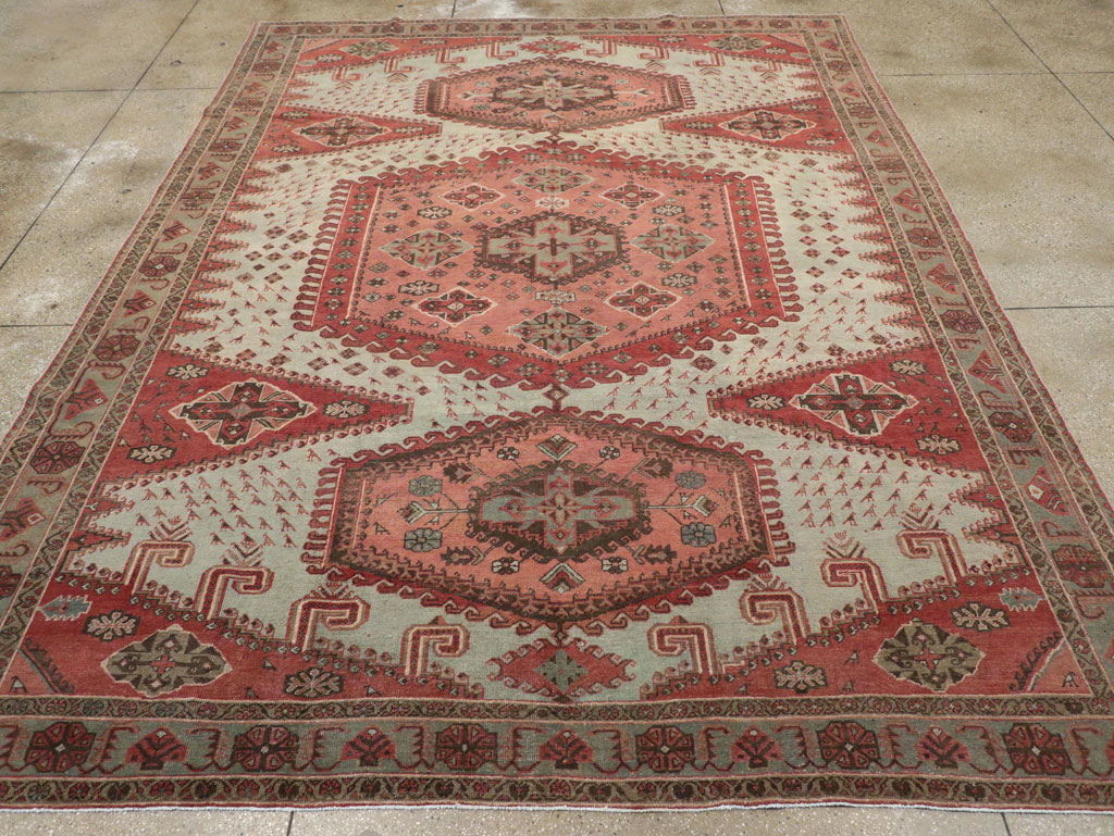 Vintage Persian Veece Room Size Carpet, No.31004 - Galerie Shabab