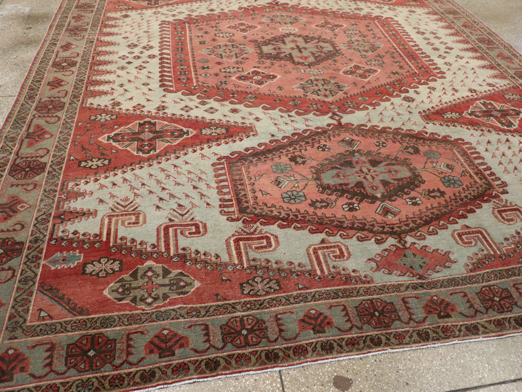 Vintage Persian Veece Room Size Carpet, No.31004 - Galerie Shabab