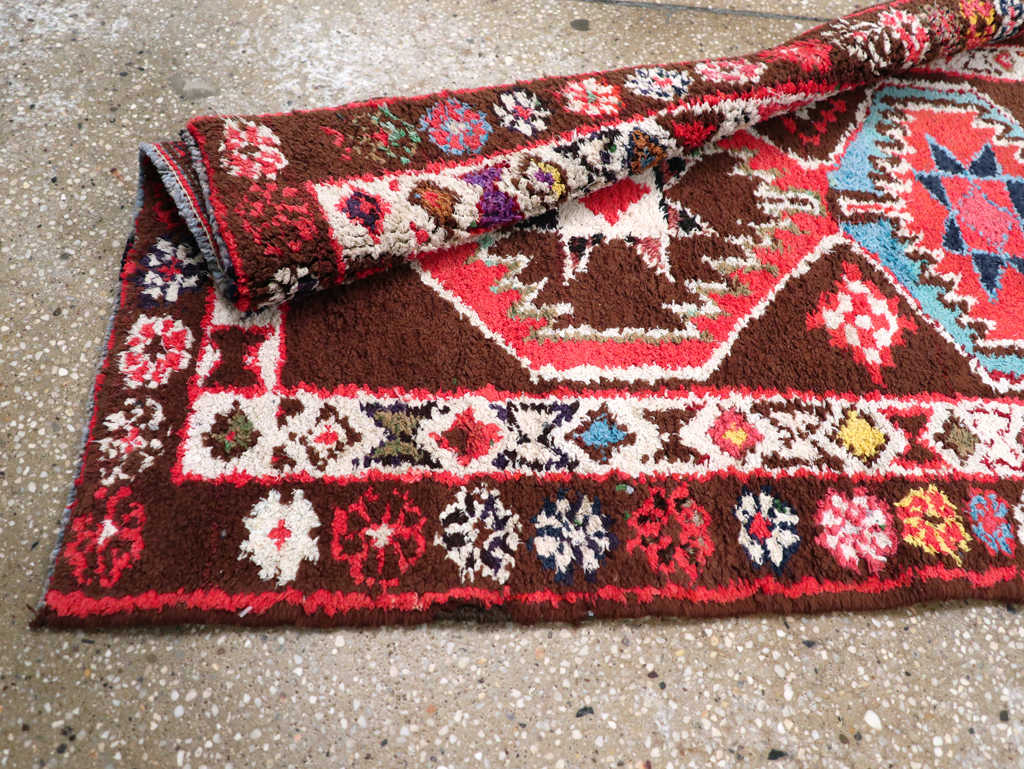 Vintage Turkish Anatolian Tribal Runner, No.31006 - Galerie Shabab