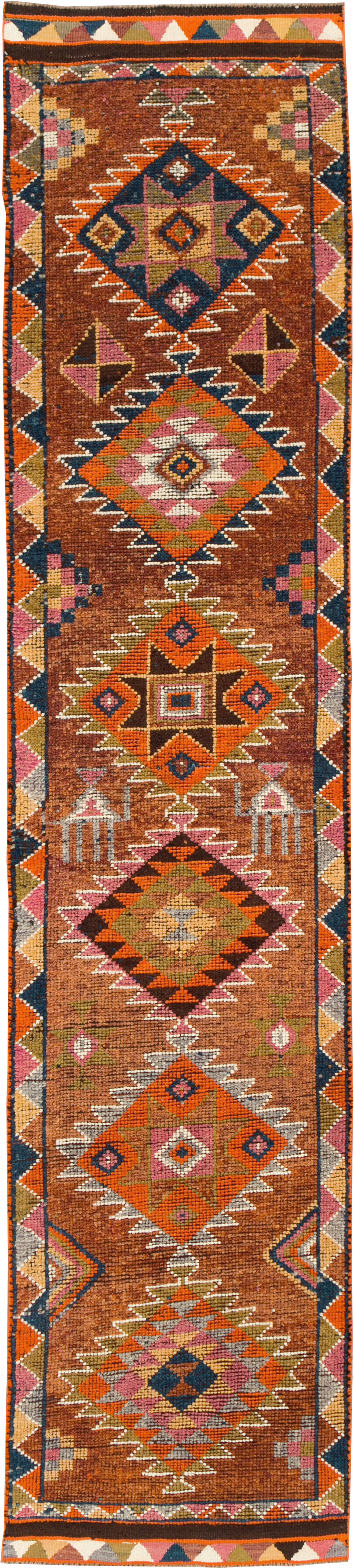 Vintage Turkish Anatolian Runner, No.31011 - Galerie Shabab
