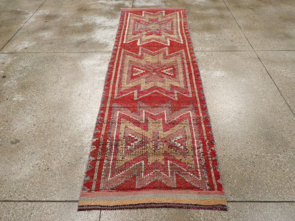 Vintage Turkish Anatolian Tribal Runner, No.31012 - Galerie Shabab