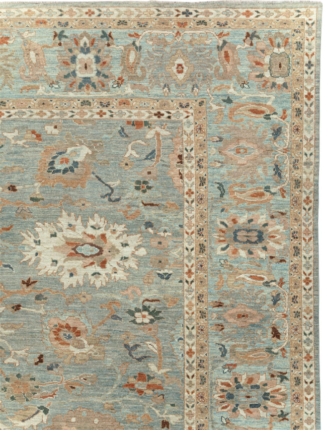 Modern Persian Sultanabad Room Size Carpet, No.31014 - Galerie Shabab