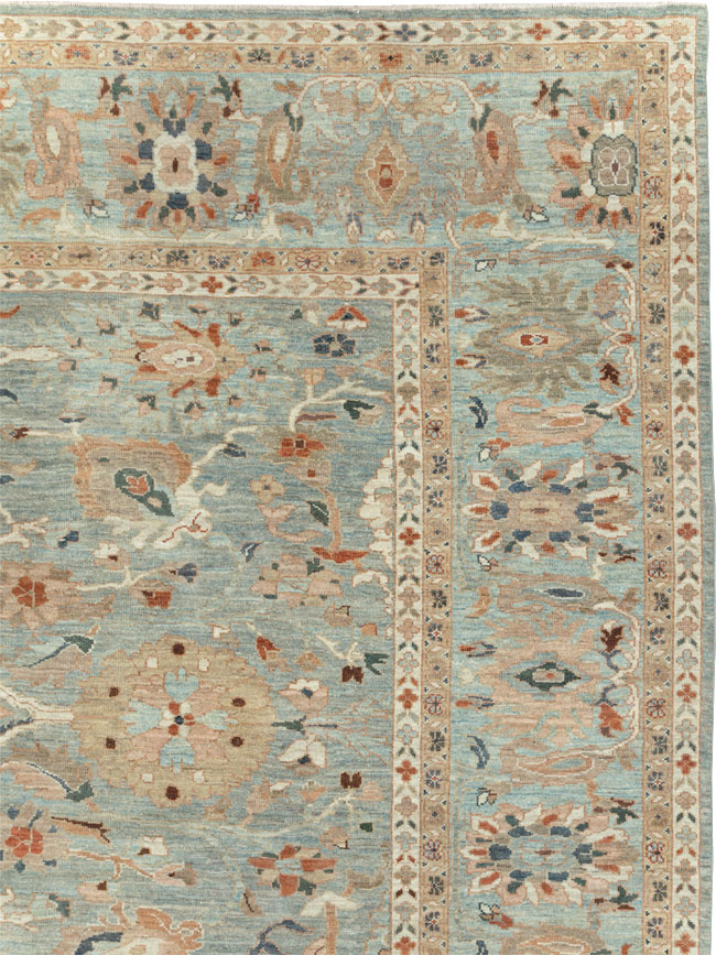 Modern Persian Sultanabad Room Size Carpet, No.31014 - Galerie Shabab