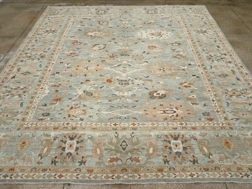 Modern Persian Sultanabad Room Size Carpet, No.31014 - Galerie Shabab
