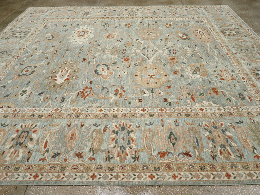 Modern Persian Sultanabad Room Size Carpet, No.31014 - Galerie Shabab