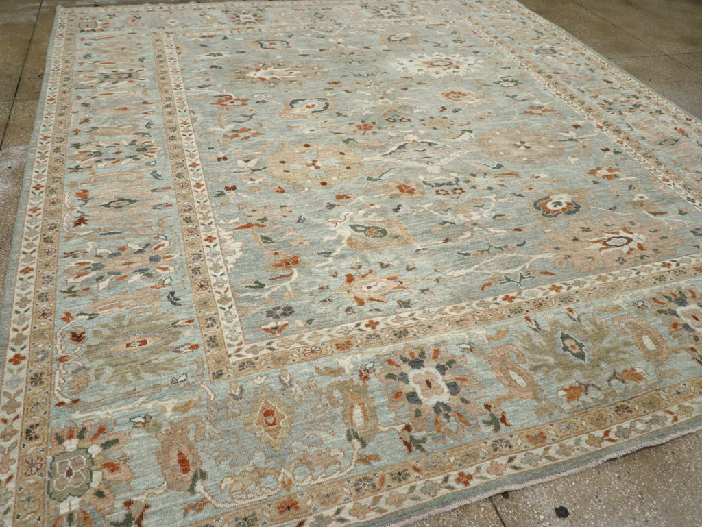 Modern Persian Sultanabad Room Size Carpet, No.31014 - Galerie Shabab