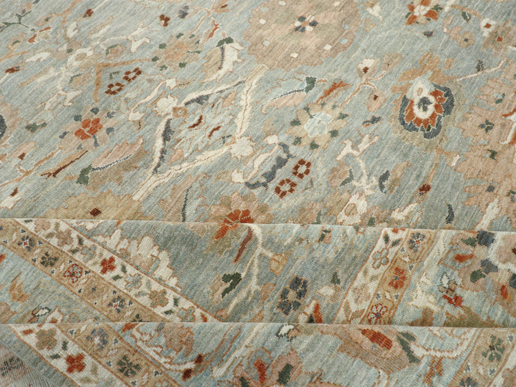 Modern Persian Sultanabad Room Size Carpet, No.31014 - Galerie Shabab