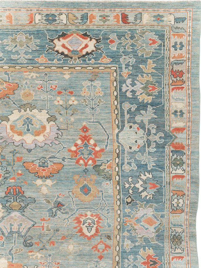 Modern Turkish Oushak Carpet, No.31016 - Galerie Shabab