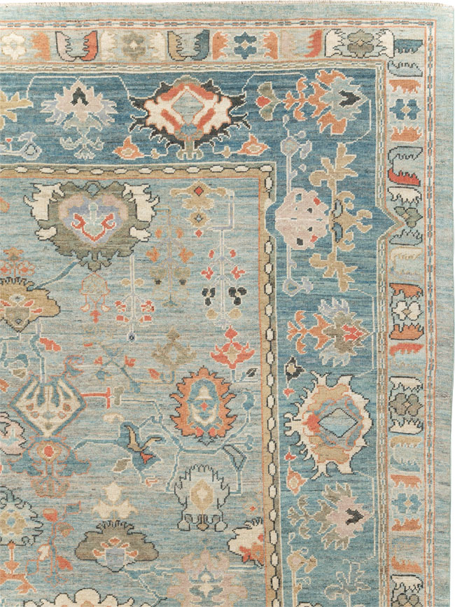 Modern Turkish Oushak Carpet, No.31016 - Galerie Shabab