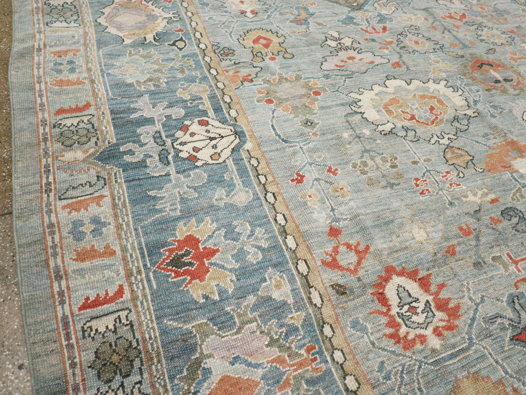 Modern Turkish Oushak Carpet, No.31016 - Galerie Shabab
