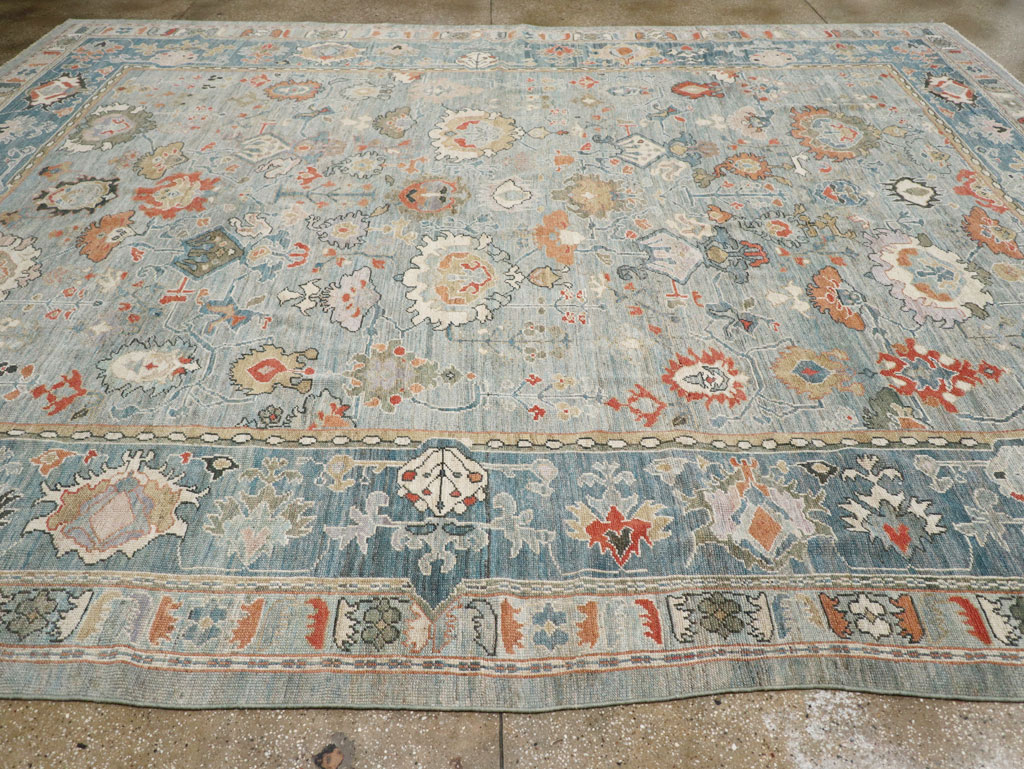 Modern Turkish Oushak Carpet, No.31016 - Galerie Shabab