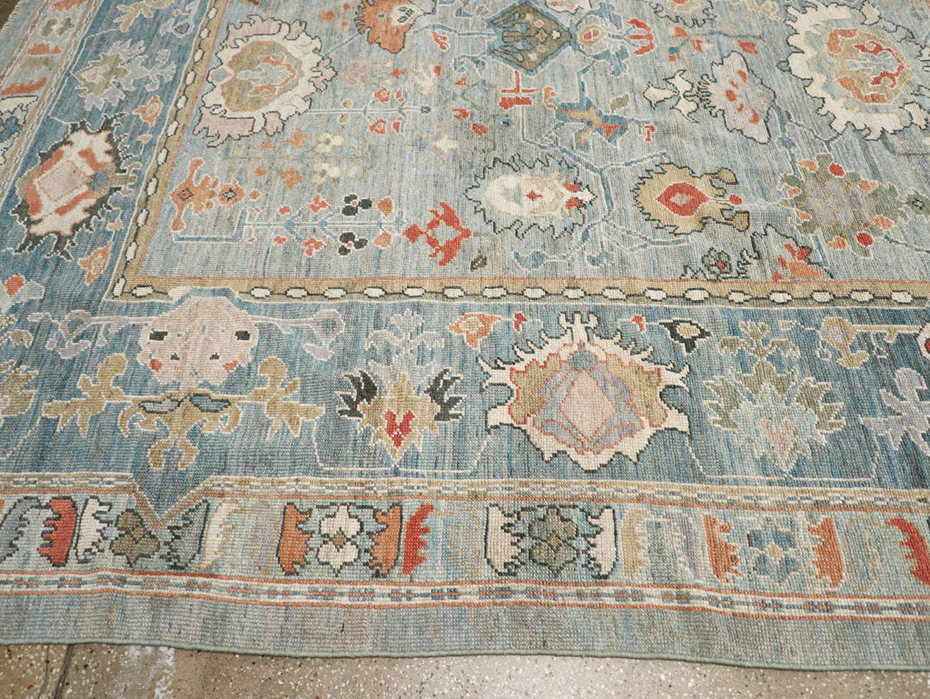 Modern Turkish Oushak Carpet, No.31016 - Galerie Shabab