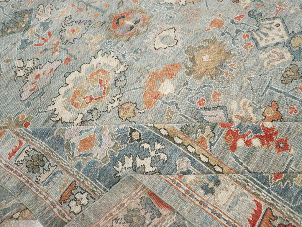 Modern Turkish Oushak Carpet, No.31016 - Galerie Shabab