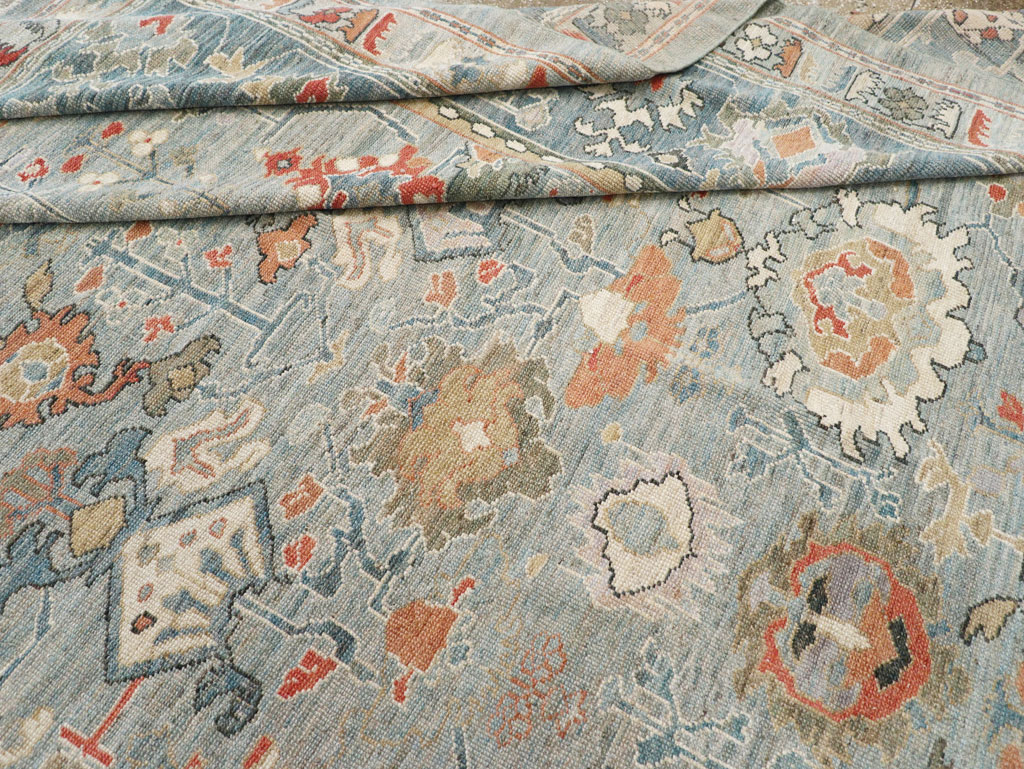 Modern Turkish Oushak Carpet, No.31016 - Galerie Shabab