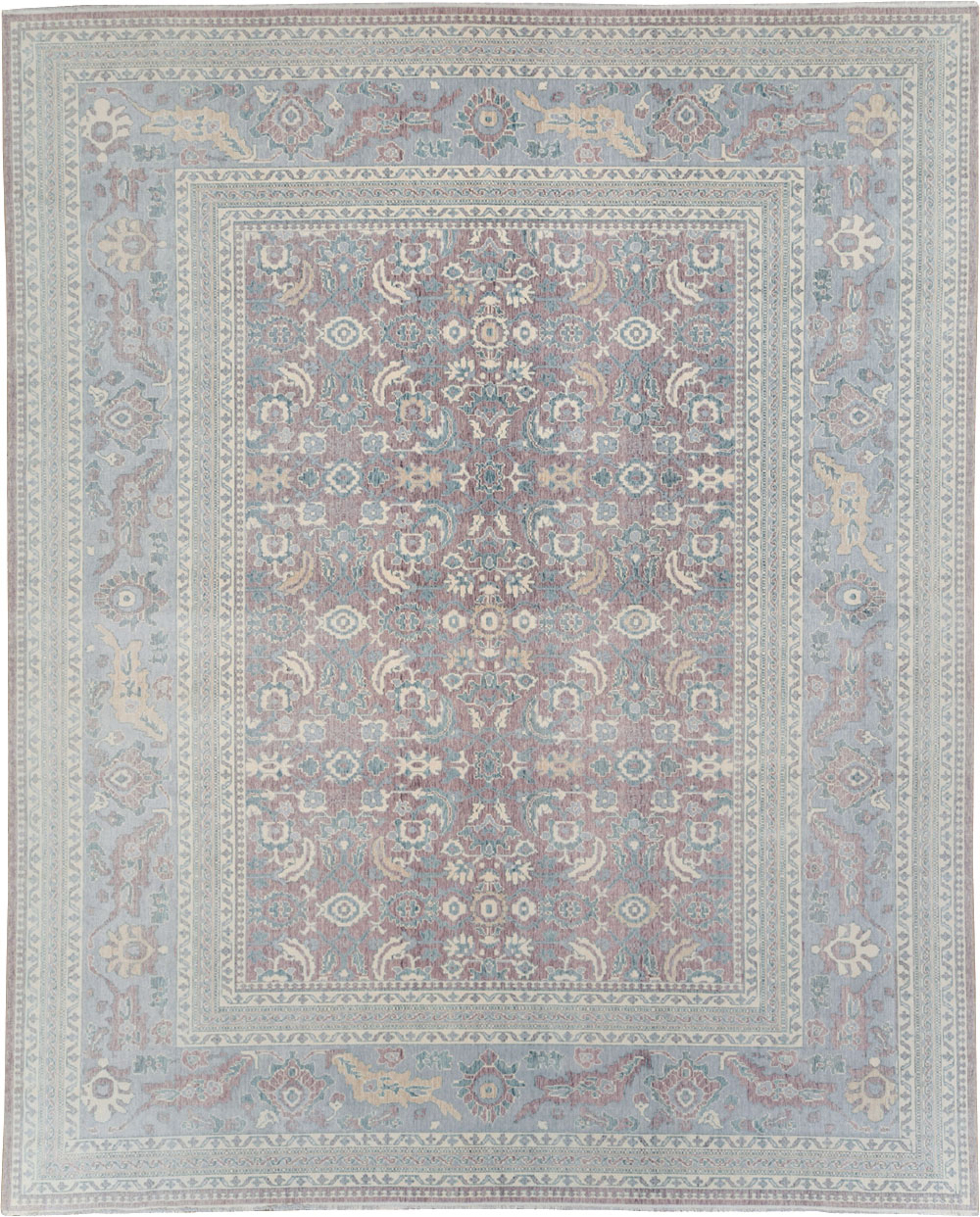Persian Dorokhsh Inspired Modern Turkish Room Size Carpet, No.31022 - Galerie Shabab