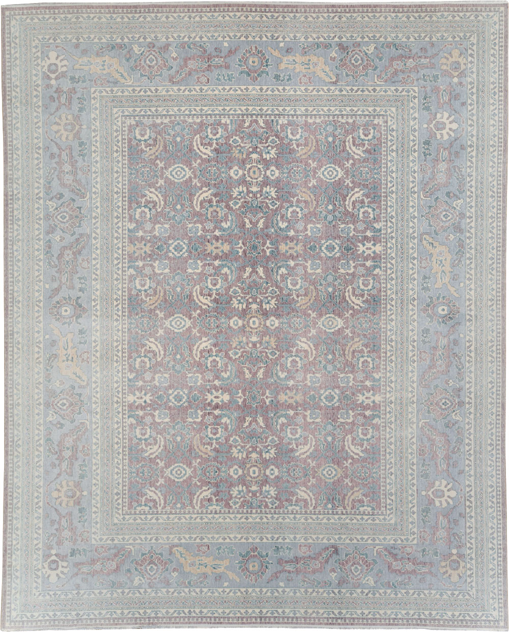 Persian Dorokhsh Inspired Modern Turkish Room Size Carpet, No.31022 - Galerie Shabab