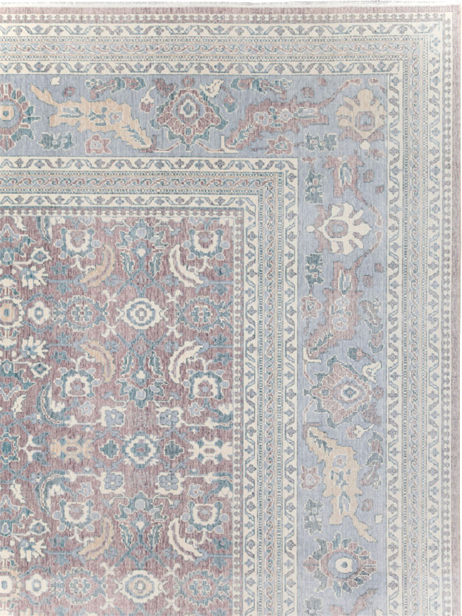 Persian Dorokhsh Inspired Modern Turkish Room Size Carpet, No.31022 - Galerie Shabab