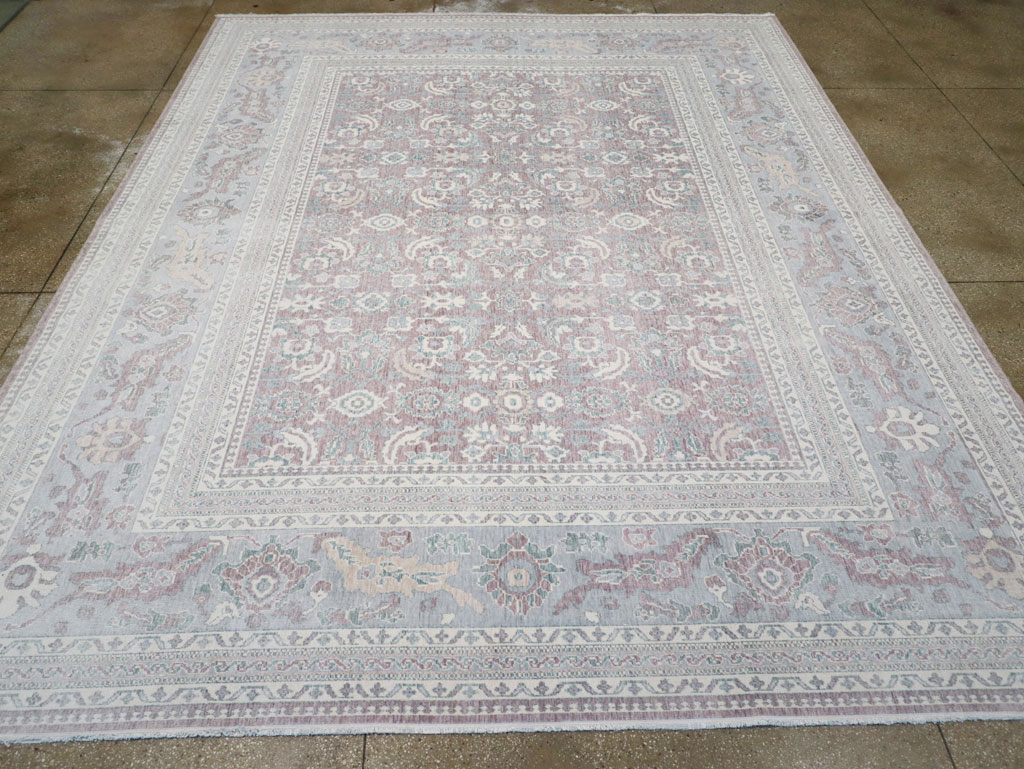 Persian Dorokhsh Inspired Modern Turkish Room Size Carpet, No.31022 - Galerie Shabab