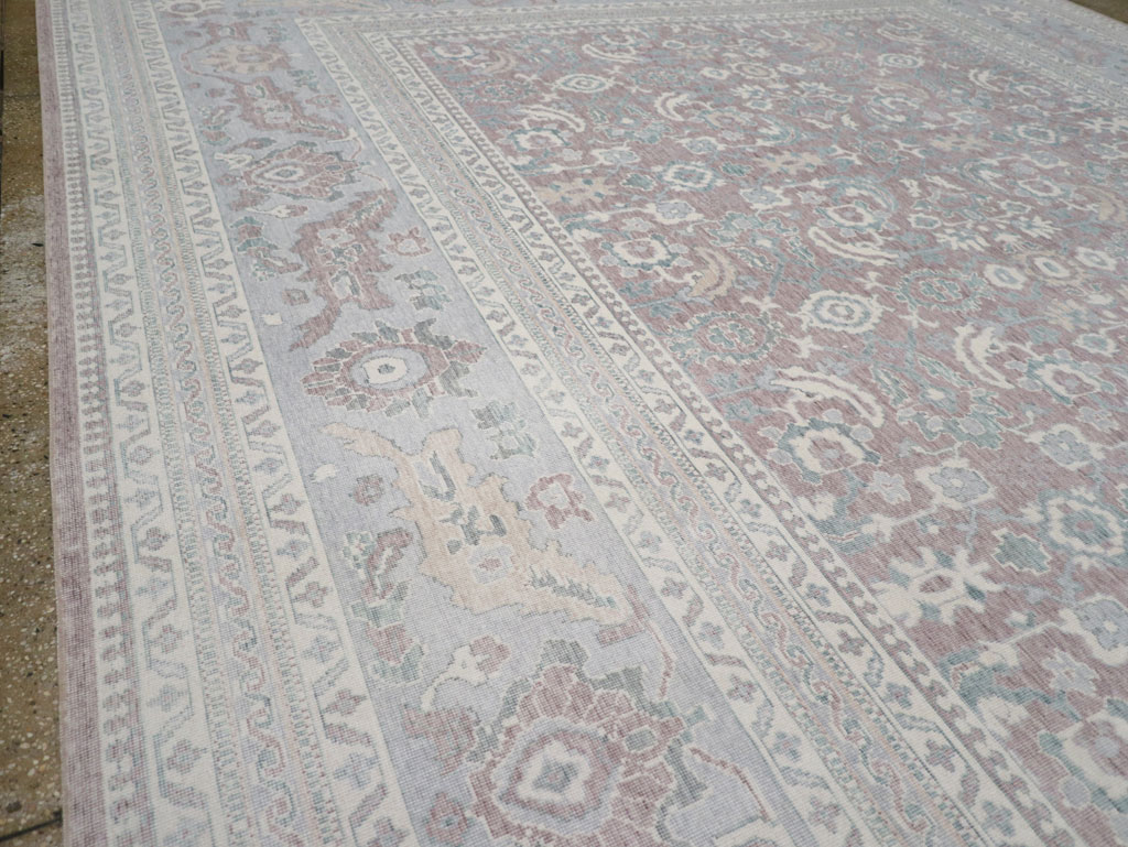 Persian Dorokhsh Inspired Modern Turkish Room Size Carpet, No.31022 - Galerie Shabab