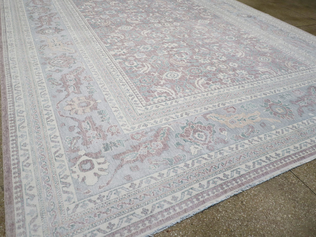 Persian Dorokhsh Inspired Modern Turkish Room Size Carpet, No.31022 - Galerie Shabab